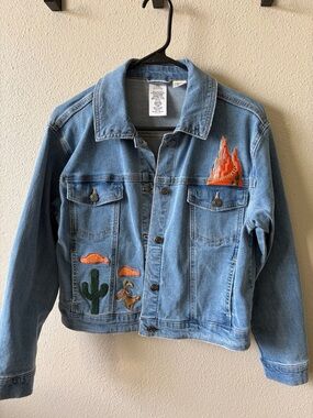 Disney Kids Denim Jacket with Big Thunder Mountain Railroad Embroidery